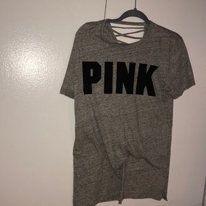 GREY VS PINK T SHIRT